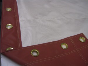 grommets on Worbo high temp curtain